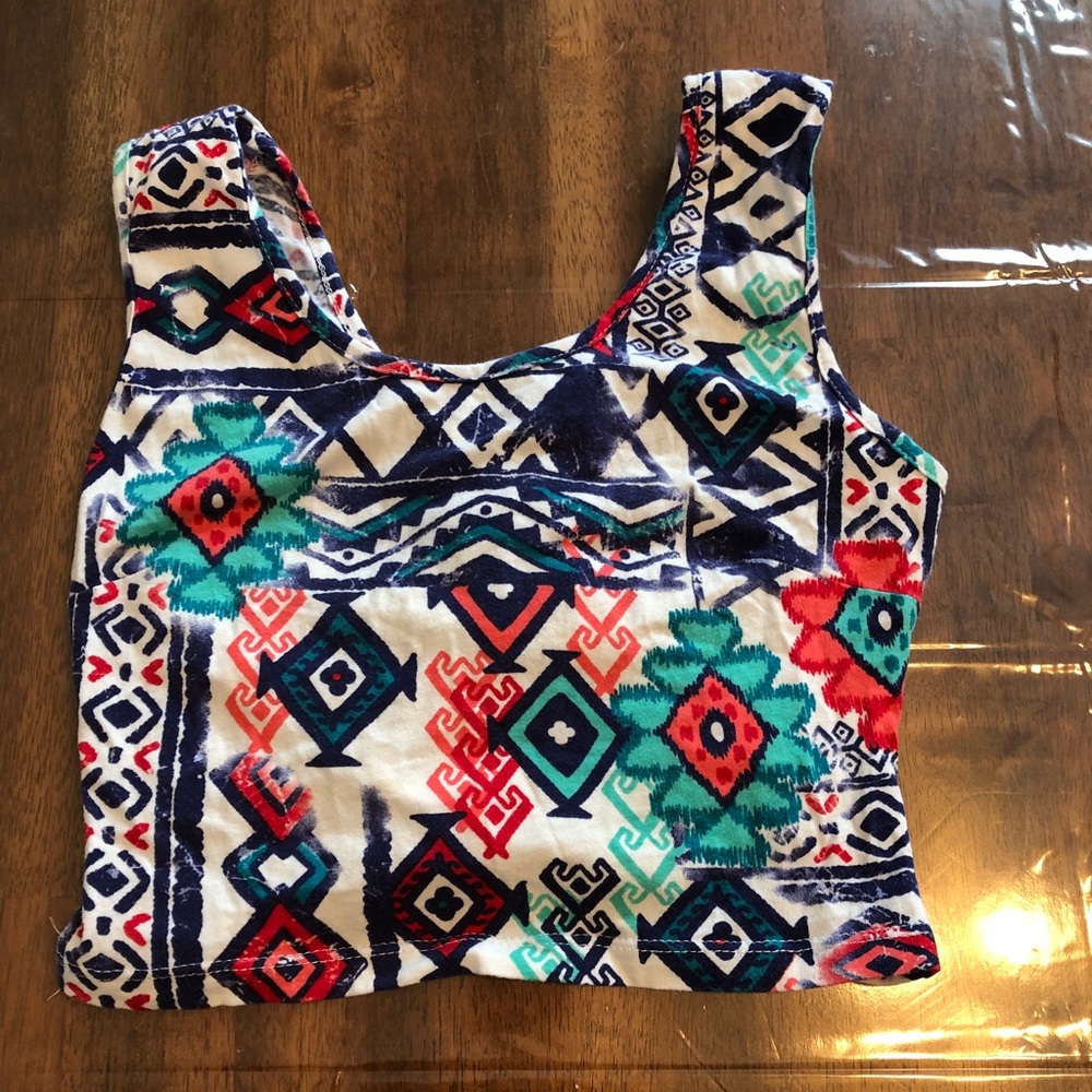 Aztec Crop Top